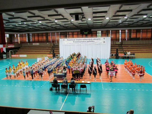 Výsledky z festivalu mažoretkových skupín - Trenčianska palička